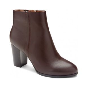 Vionic Kennedy Chocolate Brown Ankle Boots 9